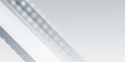 Abstract lines pattern technology on gray gradients background. Modern gray abstract vector long banner background. Vector illustration abstract graphic design banner pattern background template.