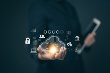 Cloud technology, storage space, computer systems, hardware and software used for processing, storage, and online systems Through the Internet..