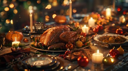 Thanksgiving Country 8K Realistic Lighting Highly Detailed