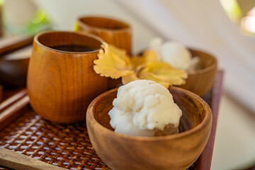 Modern Spa and massage room in Maldives resort