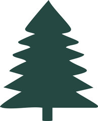 Obraz premium Hand Drawn Christmas Tree Designs