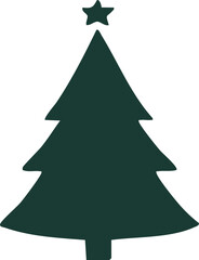 Fototapeta premium Hand Drawn Christmas Tree Designs