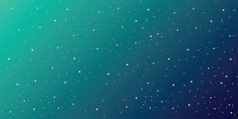 Magical heavy snow flakes backdrop. Snowstorm speck ice particles. Snowfall sky white teal blue wallpaper. Rime snowflakes february vector. Snow hurricane landscape, snowflakes.