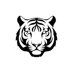 Majestic Tiger Emblem – Wild Spirit in Minimalist Design