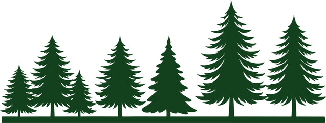 Obraz premium ​set of trees
