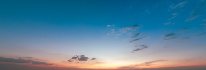 sunset sky background in Thailand,Cloudscape time lapse background Dark red purple sunset sky Nature background, sunset in the clouds