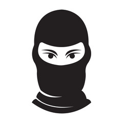 face mask icon illustration design template