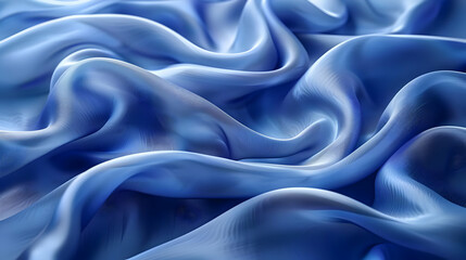 Fototapeta premium Abstract Blue Fabric Background