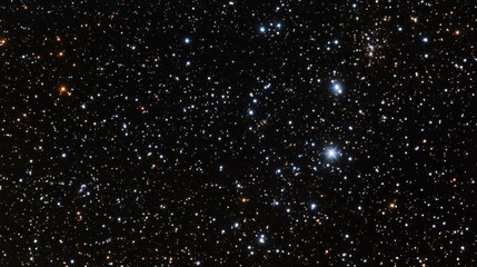 A breathtaking view of a black sky filled with countless glittering stars, symbolizing the infinite beauty of space