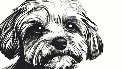 Maltipoo SVG design for dog lovers perfect for t shirts and various creative projects