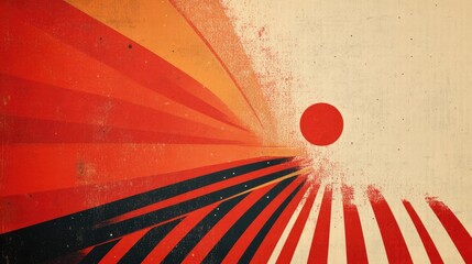 Customizable red retro invitation design featuring an appealing background Simple to edit and adjust colors as needed