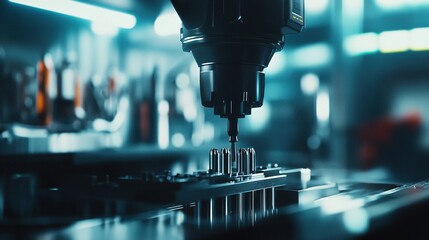 Space vehicle assembly in a high-tech facility. Engineers and technicians collaborate on constructing and testing advanced spacecraft components, showcasing innovation and precision in aerospace engin