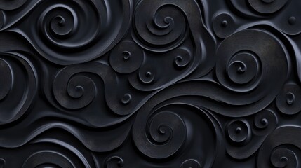 Black Swirl Pattern