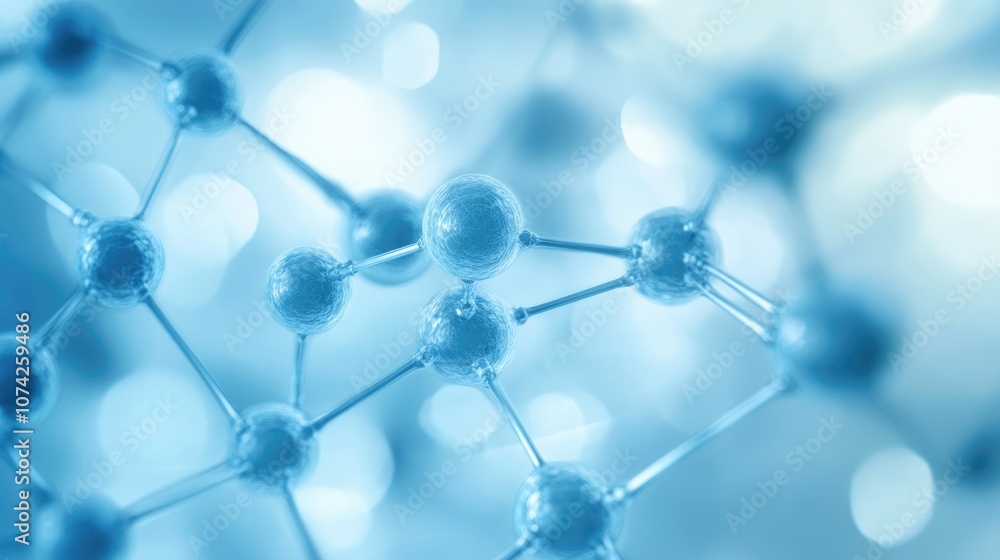 Poster molecular structure backdrop featuring dna representing the intersection of medicine science and dig