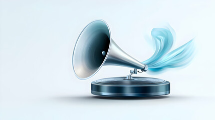 gramophone vintage illustration on transparent background
