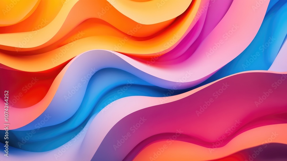 Poster abstract background featuring a sliced design pattern
