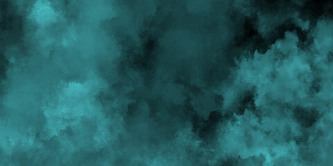 Black and teal pastel smoke abstract beautiful Background. Watercolor 5ea green grunge abstract painting stylist charming modern texture. Seamless Blue deep sea grunge texture vintage background.	
