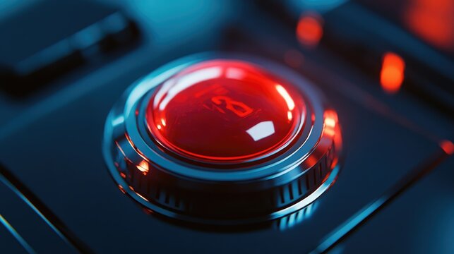 Large vibrant red button indicating a free action