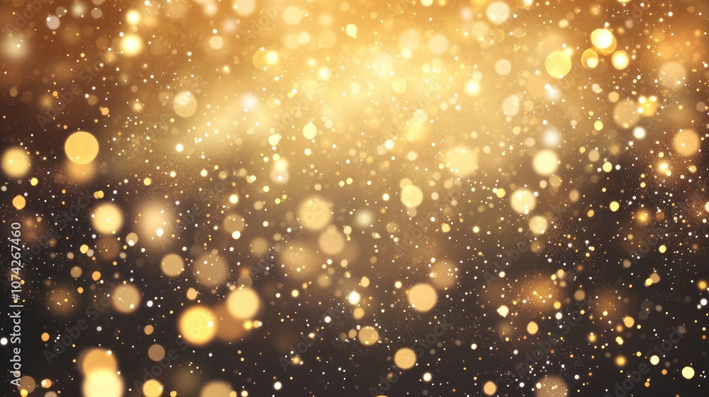 Poster white sparks and golden stars create a shimmering light effect 2d cartoon illustration of sparkles o