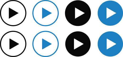 Media player icons. Player button icon. Vector play, rewind, pause, stop buttons. Audio wave icon.collection of multimedia symbols, media player buttons. play pause resume fast forward
