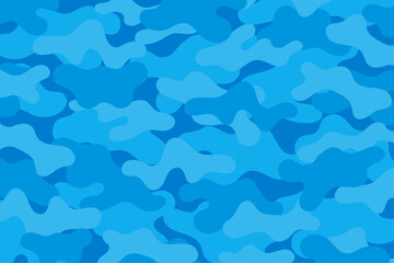 迷彩　ブルー　背景