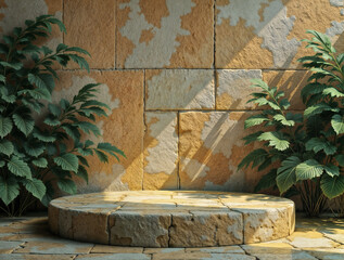 Obraz premium display purposes the podium