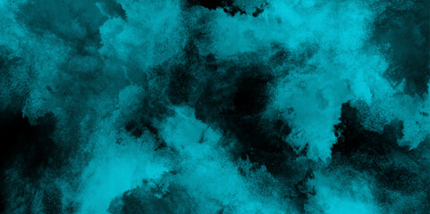 Black and teal pastel smoke abstract beautiful Background. Watercolor 5ea green grunge abstract painting stylist charming modern texture. Seamless Blue deep sea grunge texture vintage background.	
