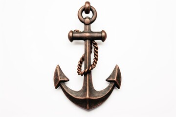 Iron anchor white background electronics durability.