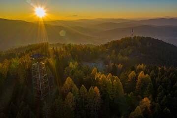 Beskid Sądeckie, Muszyna wieża widokowa © Maciej G. Szling