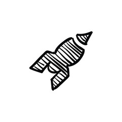 rocket icon illustration