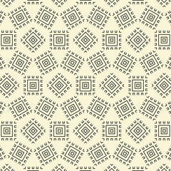 Obraz premium Abstract Seamless Geometric Pattern made of shapes and lines
