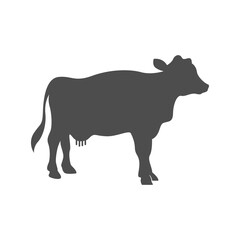 Cow icon logo design