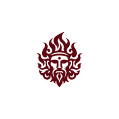 Fire god logo