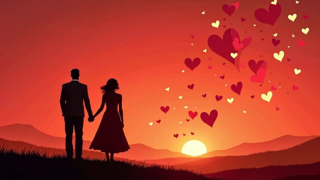 a couple who is full of love
