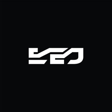 EEJ Simple letter logo vector design template.
