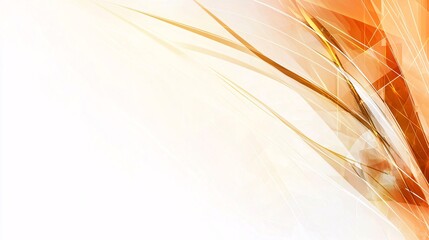 Sophisticated banner with a gold border and ample white space for text, great for upscale sales advertisements

