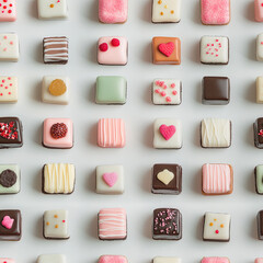 Dessert petit fours tiny candies