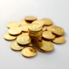 "Stack of Gold Coins | Wealth, Investment, and Financial Success Concepts"
