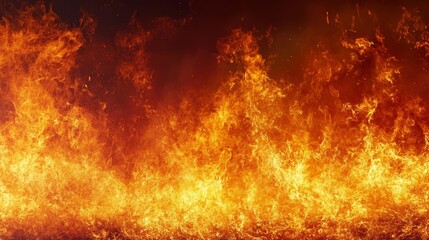 Obraz premium Fire background. Fire texture