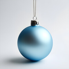 "Elegant Blue Christmas Ornament with Snowflake Design | Holiday Decoration Ideas"