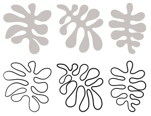 
It is a water grass-shaped curved drawing.