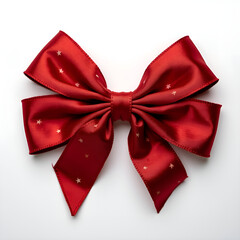 "Stunning Red Bow – Perfect Ribbon for Gift Wrapping and Decorations"