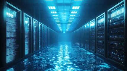 Flooded Server Room