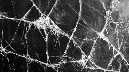 Fractured glass background. Glass texture