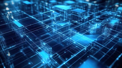 Abstract Digital Network