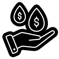 Liquidity money Icon