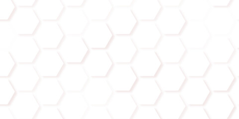 White Hexagonal Background. Luxury White Pattern. Background with hexagons 3d Hexagonal structure futuristic white background and Embossed Hexagon ,