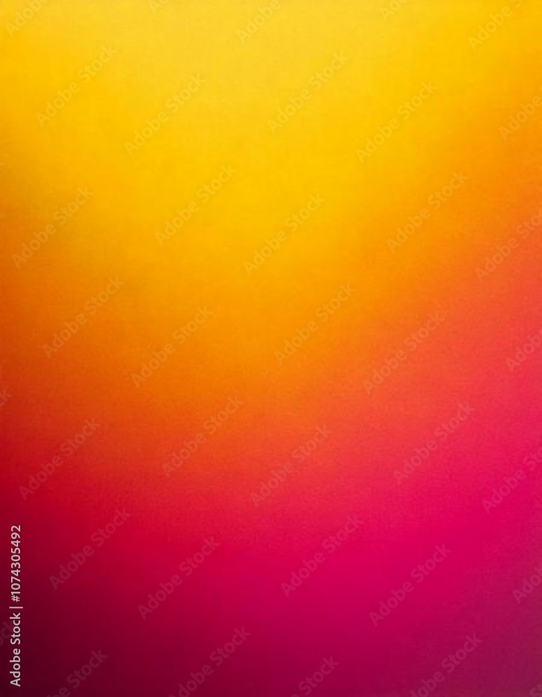 Poster smooth transition from yellow to pink in a gradient, creating a vibrant and abstract background