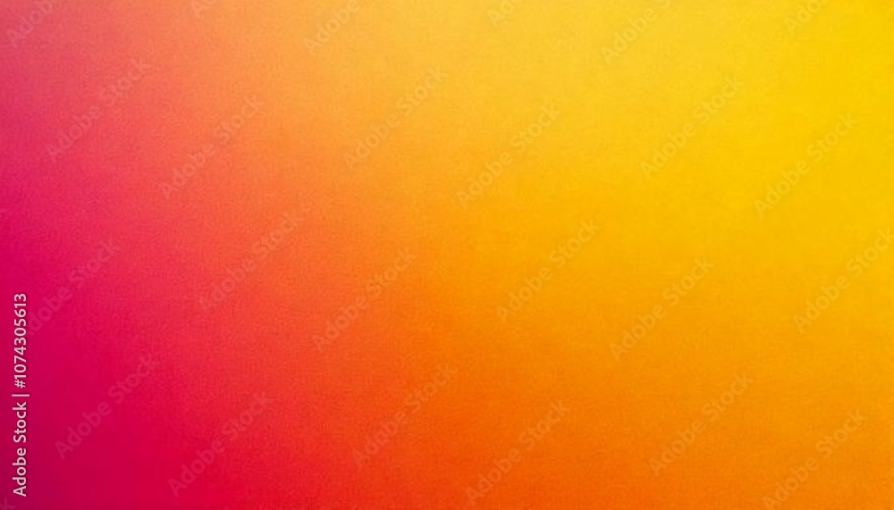 Poster soft focus on a vibrant yellow and red gradient, creating a warm and inviting abstract background
