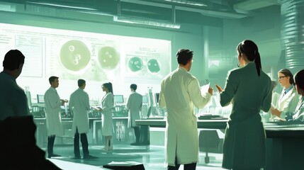 Scientists in a Laboratory